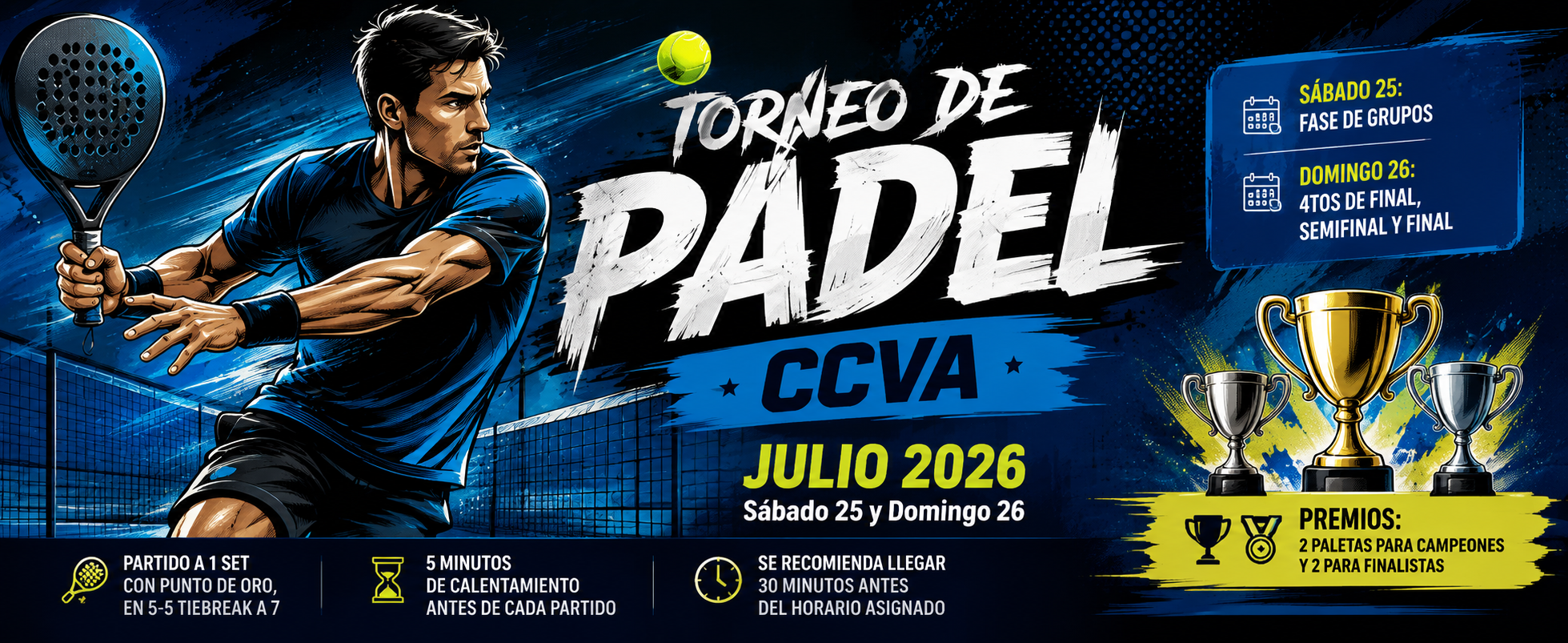 Torneo de Pádel CCVA - Julio 2026